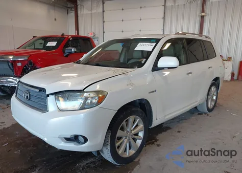 2008 Toyota Highlander Hybrid Limited from USA, damaged, VIN JTEEW44A082006732